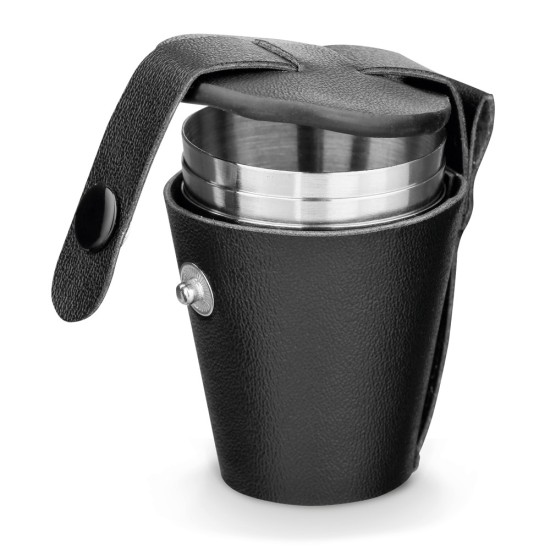 Conjunto de 4 copos em aço inoxidável 25 mL Personalizado