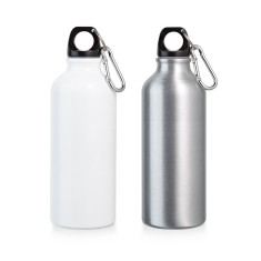 Squeeze em alumínio para sublimação com mosquetão 500 mL Personalizado