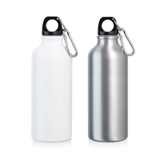 Squeeze em alumínio para sublimação com mosquetão 500 mL Personalizado