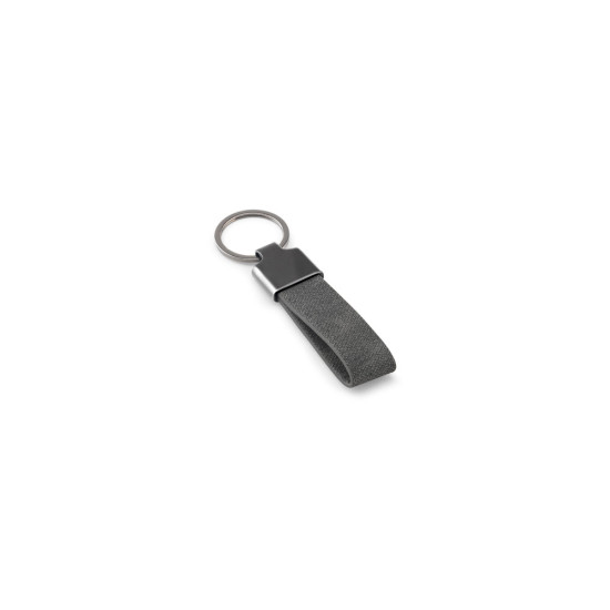 Conjunto composto por um porta-cartões e chaveiro, ambos em metal e poliéster reciclado (30% rPET) Personalizado