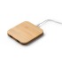 Carregador wireless super-rápido em bambu 15 W Personalizado