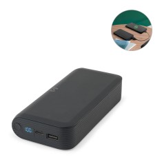 Bateria portátil em ABS 100% reciclado com carregador por indução (wireless) super-rápido 15W e capacidade de 20'000 mAh Personalizada