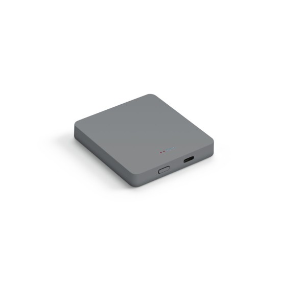 Bateria portátil de carregamento rápido em ABS 100% reciclado com acabamento em mate e capacidade de 5'000 mAh Personalizada