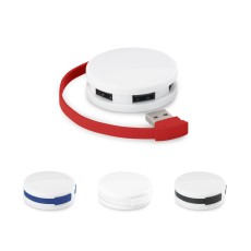 Hub USB 2'0 em ABS com 4 portas Personalizado