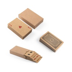 Baralho de 54 cartas clássicas em papel kraft Personalizado