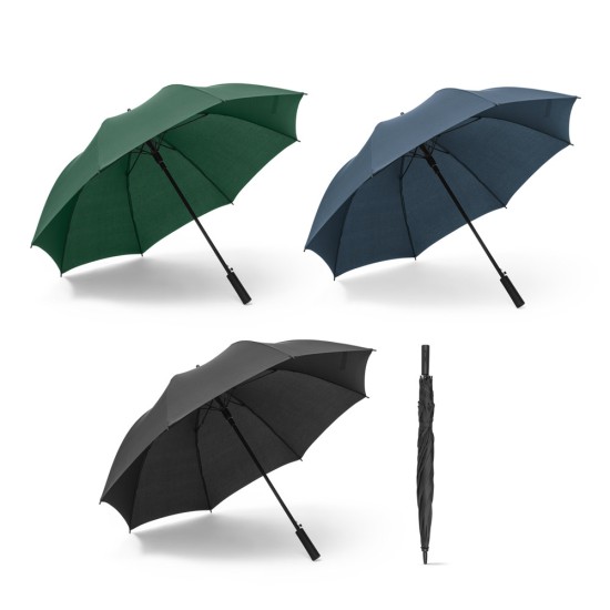 Guarda-chuva em pongee 190T com abertura automática Personalizada